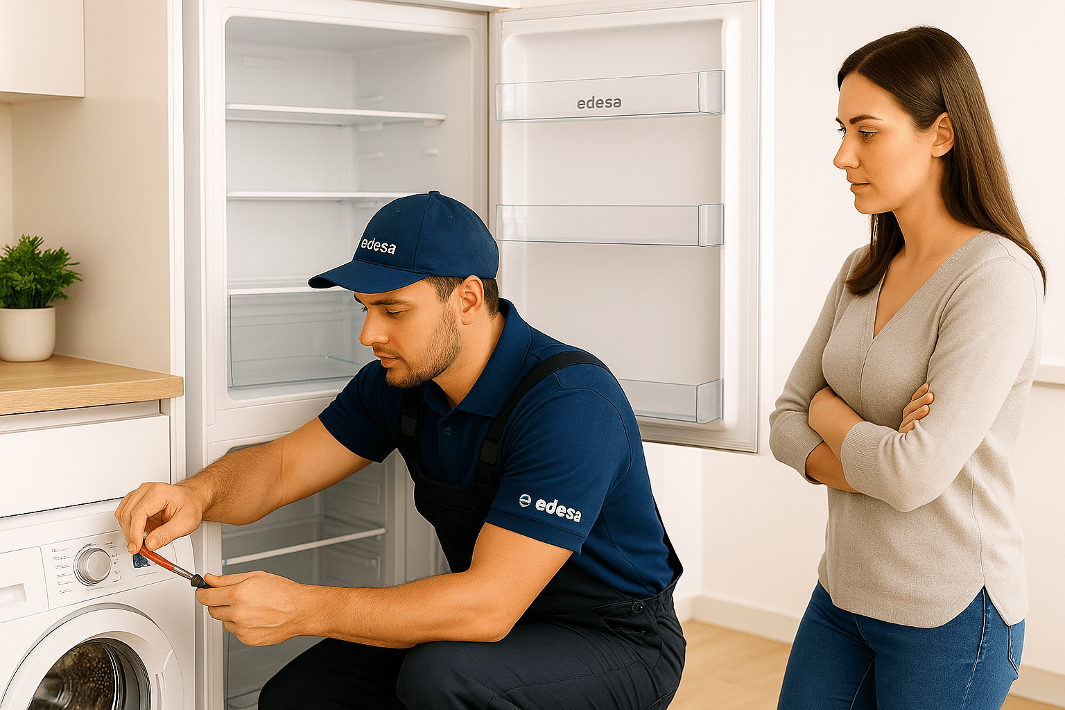 Servicio técnico de lavadoras Edesa en Tenerife